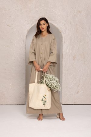 HAMDA BIEGE LENIN BUTTON ABAYA