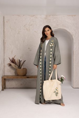 HANAN HAND EMBRODIARED ABAYA